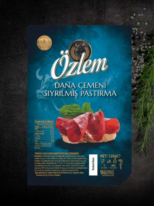 Dana Çemeni Sıyrılmış Pastırma 120G 3