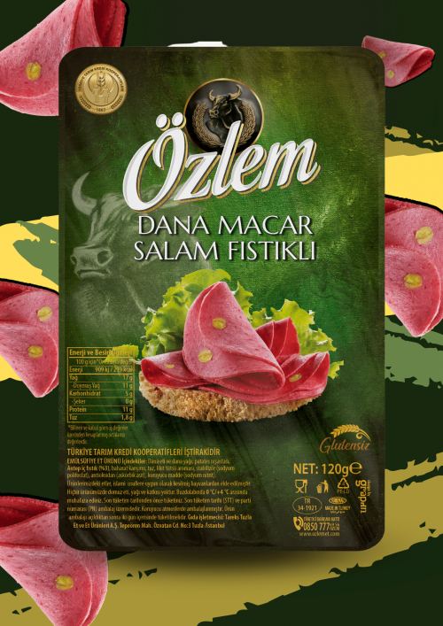 Dana Macar Salam Fıstıklı 120G